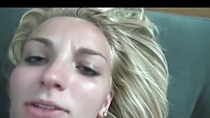 Big booty blonde amateur Ashton Anderson makes a sex tape