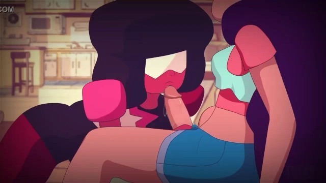 Garnet chupando Stevonnie