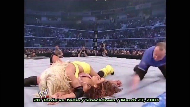 Torrie Wilson wrestling moves.