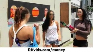 Gorgeous teens getting fucked for money 20