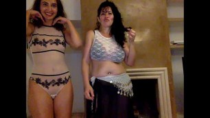 Mother and Daughter on webcam 2 - more videos on www&period;amateurcams&period;cf