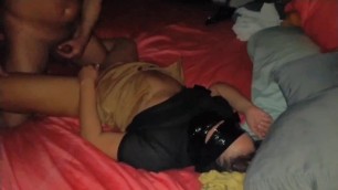 Tinder Guy Meets up w Cheating Wife Dom/sub Sex. Handcuffed Gagged Blindfolded